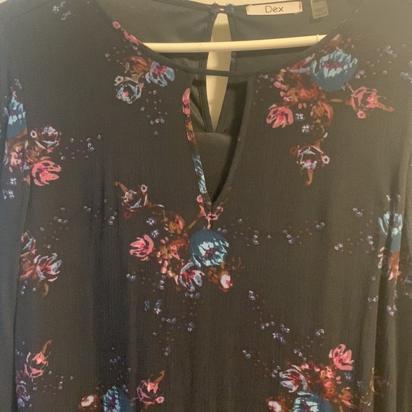 Never worn/perfect condition Dex S/M Long-Sleeved Navy Dress - Picture 4 of 5